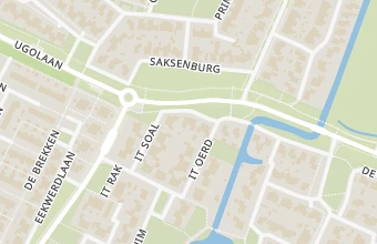 Kaart met de locatie van Voetzorg Miranda