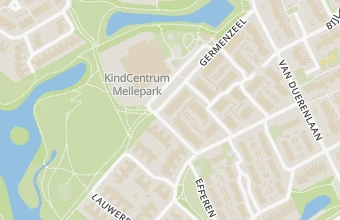 Kaart met de locatie van Pedicure Astrid