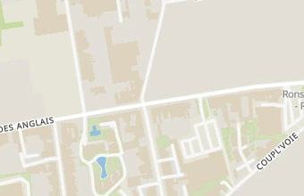 Kaart met de locatie van Ronse, Oost-Vlaanderen, Vlaanderen