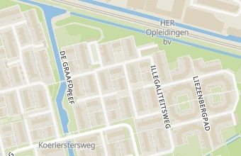 Kaart met de locatie van Bianca's pedicure salon