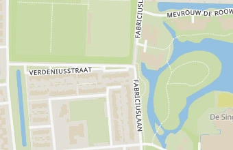 Kaart met de locatie van Pedicure en Voetzorg de Singels