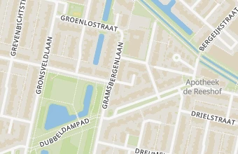 Kaart met de locatie van Pedicure Bij Petra