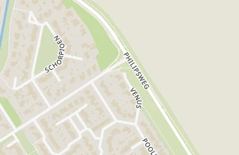 Kaart met de locatie van Pedicurepraktijk Oostburg