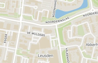 Kaart met de locatie van van Middelaar pedicure