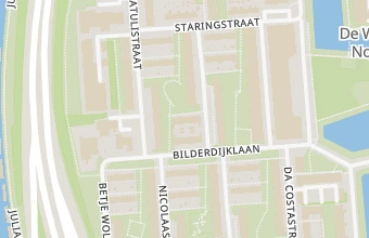 Kaart met de locatie van pedicure hilda kors