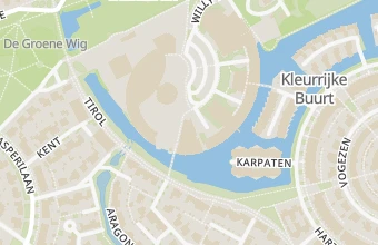 Kaart met de locatie van Pedicurepraktijk Roos