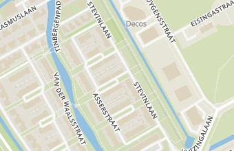 Kaart met de locatie van Voetzorg Hogeveen ism Voetzorg Matyana