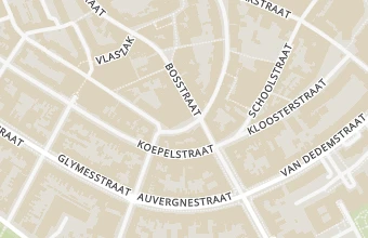 Kaart met de locatie van SOS VOET