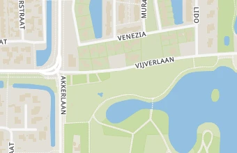 Kaart met de locatie van Pedicure praktijk Pedi Cura Vinanda Waalwijk
