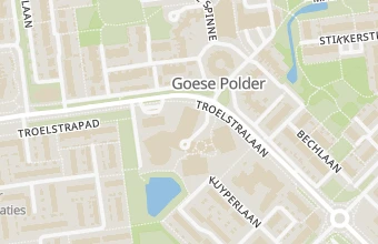 Kaart met de locatie van Voeten-Natuurlijk