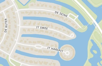 Kaart met de locatie van Medisch pedicure Carola