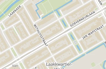 Kaart met de locatie van R.p. Nas
