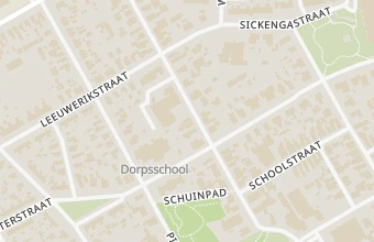 Kaart met de locatie van Voetzorg Débora