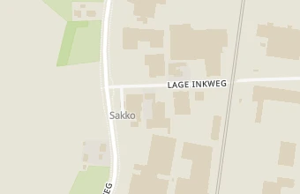Kaart met de locatie van Voet-ID