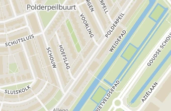 Kaart met de locatie van Voeten en Co