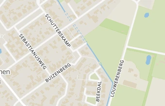 Kaart met de locatie van Voetprint