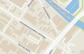 Kaart met de locatie van Pedicure praktijk Hoogland Petra ter Veer