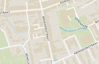 Kaart met de locatie van Lana's Praktijk