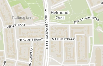 Kaart met de locatie van Medisch Pedicurecentrum Helmond