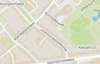 Kaart met de locatie van Medische pedicure praktijk Valerie