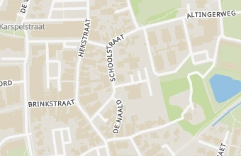 Kaart met de locatie van Zanique Pedicure Praktijk