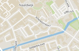 Kaart met de locatie van Voetzorg Westland, medisch pedicure