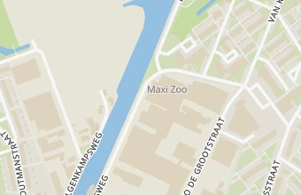 Kaart met de locatie van Noordzijde Salon