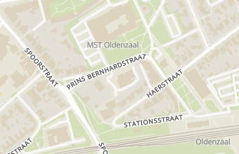 Kaart met de locatie van voetzorgMarijn
