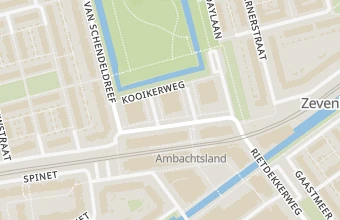 Kaart met de locatie van Pedicuresalon Yves