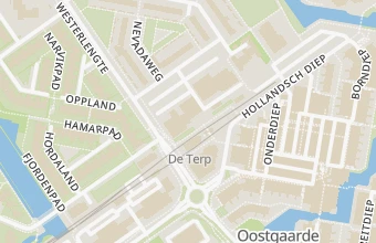 Kaart met de locatie van pedicure voetjes opgelet!