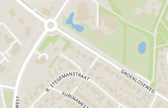 Kaart met de locatie van Pedicure praktijk Antoinet