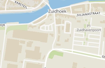 Kaart met de locatie van Pedicure Havenpoort
