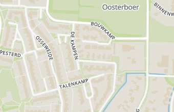 Kaart met de locatie van Medisch Pedicure Praktijk Bianca van der Zandt Meppel