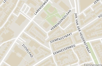 Kaart met de locatie van Voetsalon Hilversum