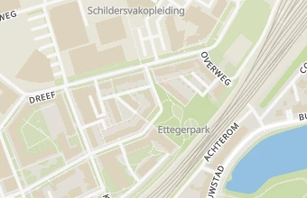 Kaart met de locatie van Voetzorg Zwanet