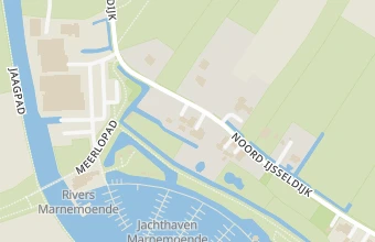 Kaart met de locatie van 't klein IJsselveld pedicure