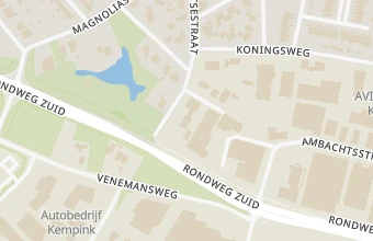Kaart met de locatie van pedicure praktijk Kuijt (medisch)