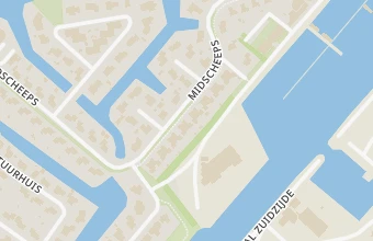 Kaart met de locatie van A. Oosterhof