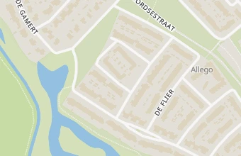 Kaart met de locatie van Jesca's Pedicurepraktijk