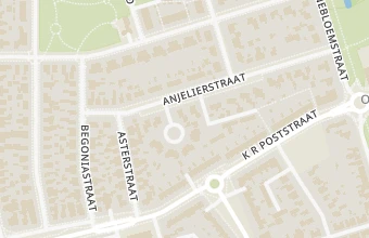 Kaart met de locatie van M. van der Wal