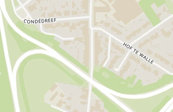 Kaart met de locatie van Medische pedicure aan huis Sharon Clarysse