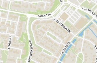 Kaart met de locatie van Monique's Voetzorg aan huis 🦶