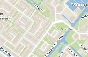 Kaart met de locatie van Eve's Praktijk voor Voetverzorging Wassenaar