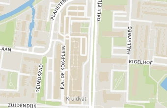 Kaart met de locatie van maryjay pedicure praktijk dordrecht/ medisch pedicure