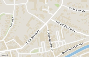 Kaart met de locatie van Studio Jeannet