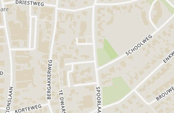 Kaart met de locatie van VoetVitaal Nunspeet