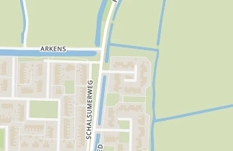 Kaart met de locatie van Voetzorg Waadhoeke - Pedicure