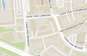 Kaart met de locatie van Salon La Voetyke en Lifestyle