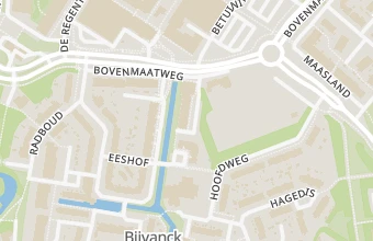 Kaart met de locatie van Ten Voeten Uit