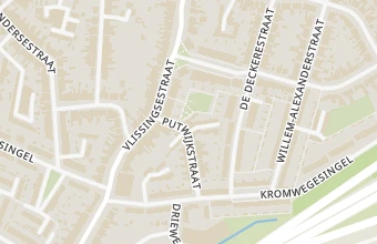 Kaart met de locatie van Pedicure praktijk Wijkhuys